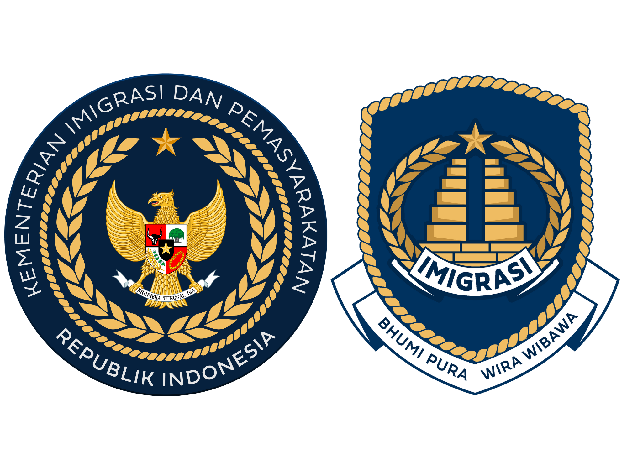 Kementerian Hukum Dan Ham Kemenkumham Logo Vector